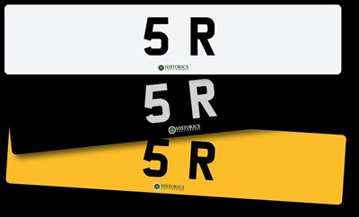 Lot 177 - Number Plate 5R