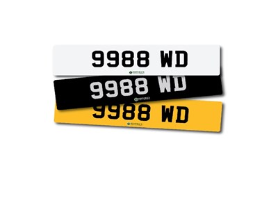 Lot 144 - Number Plate 9988 WD