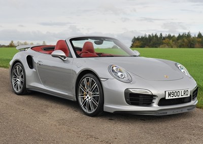 Lot 202 - 2014 Porsche 911/991 Turbo S Cabriolet