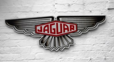 Lot 148 - Jaguar wings wall plaque