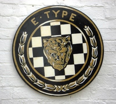 Lot 149 - Jaguar E-Type wall plaque