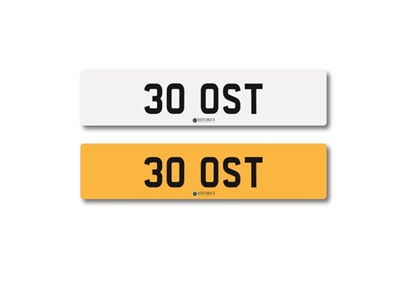 Lot 147 - Number Plate 30 OST