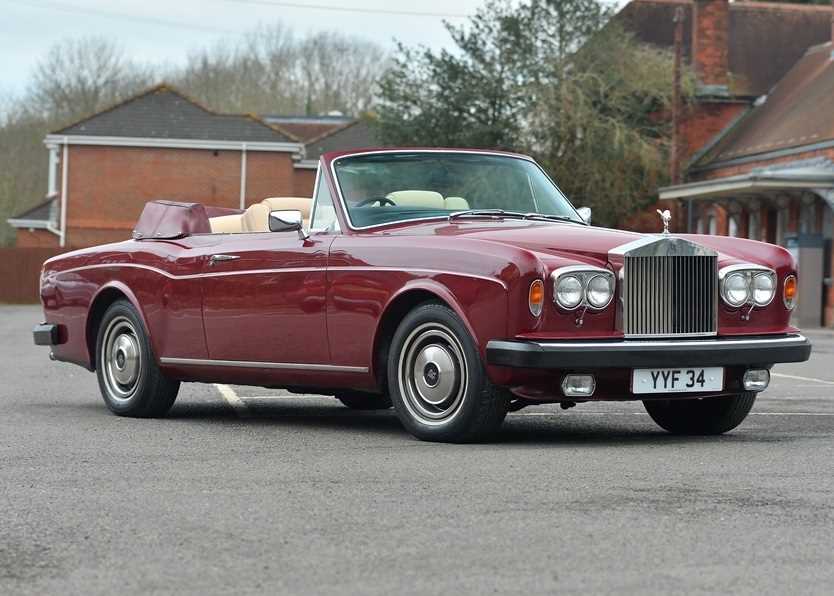 Click for high resolution Lot 157 - 1980 Rolls-Royce Corniche Convertible