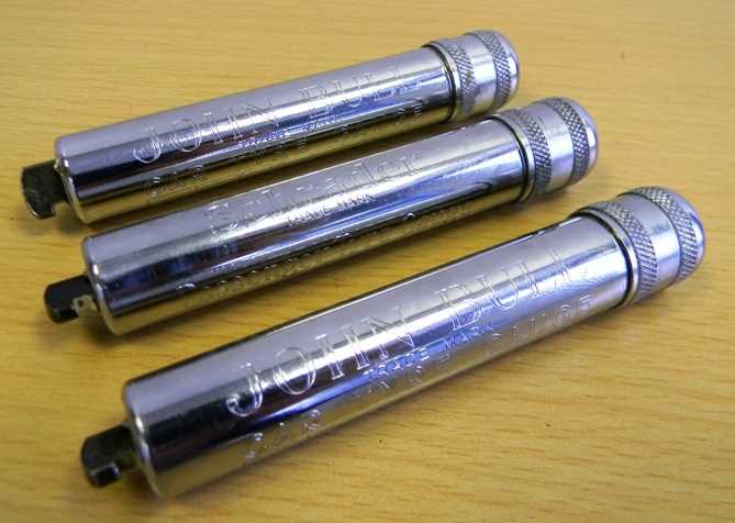Lot 162 - three mint and unused John Bull Tyre pressure gauges