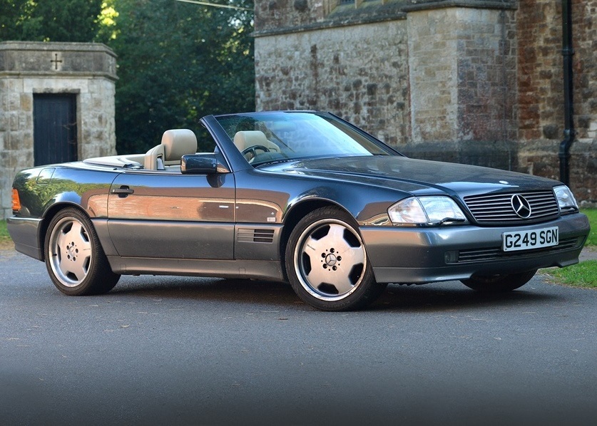 メルセデスベンツ　500SL 1989 メルセデス史上最高のロングセラーとなったSL｜1989年式