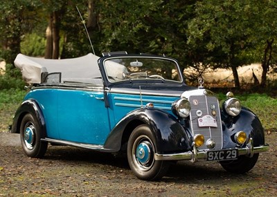 Lot 185 - 1951 Mercedes-Benz 170S B Cabriolet