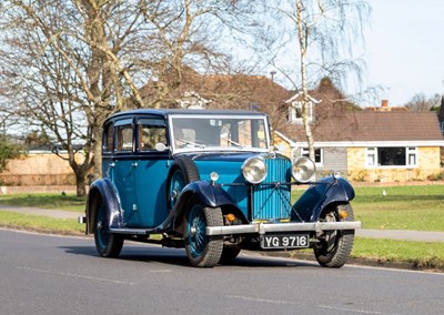 Lot 127 - 1935 Talbot AW75 Six-Light Saloon