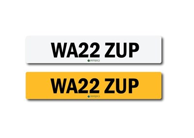 Lot 106 - Number plate WA22 ZUP
