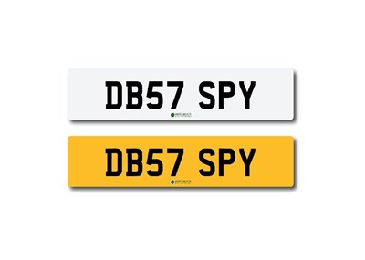 Lot 144 - Number Plate DB57 SPY