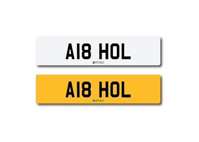 Lot 226 - Number Plate A18 HOL