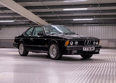 Lot 245 - 1989 BMW 635CSi Highline