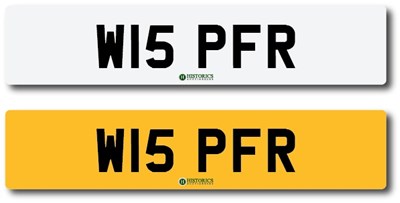 Lot 224 - Number Plate W15 PFR