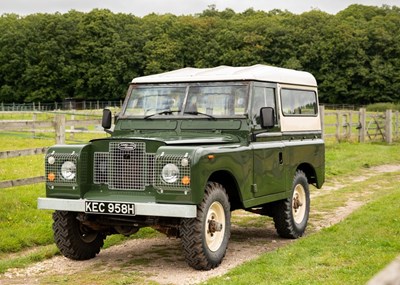 Lot 215 - 1970 Land Rover  Series IIA 88’’