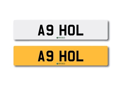 Lot 225 - Number plate A9 HOL