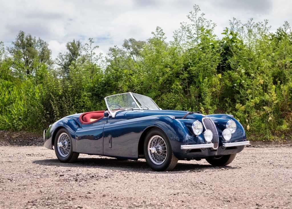 Click for high resolution Lot 160 - 1954 Jaguar  XK120 Roadster 'Fast road'