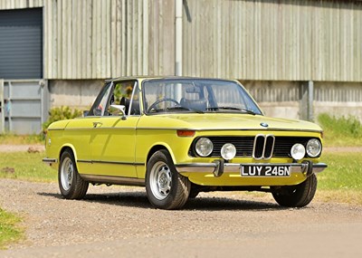 Lot 195 - 1974 BMW 2002 Tii Cabriolet