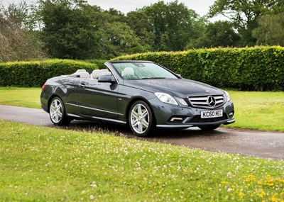 Lot 266 - 2010 Mercedes-Benz E350 CDI Sport Convertible