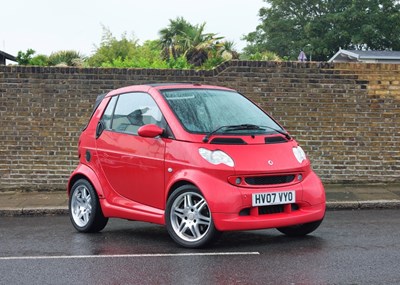 Lot 290 - 2007 Smart  Fortwo Convertible Brabus Red Edition