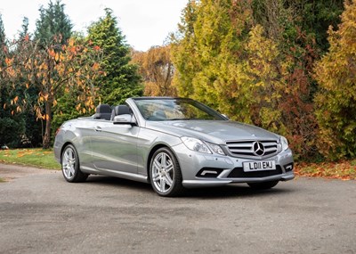 Lot 182 - 2011 Mercedes-Benz  E250 AMG Sport Convertible