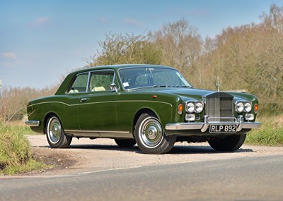 Lot 198 - 1970 Rolls-Royce  Shadow Two-Door Fixed-Head Coupé