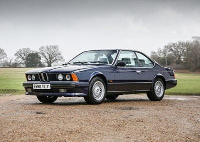 Lot 139 - 1988 BMW 635 CSi Highline