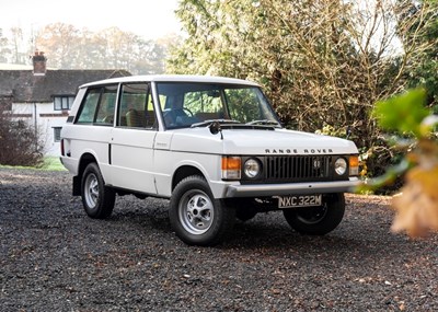 Lot 339 - 1973 Range Rover Classic "Suffix B"