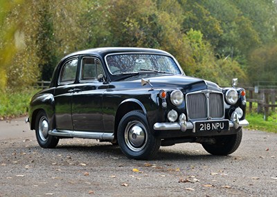 Lot 215 - 1959 Rover P4 75 Mk. II