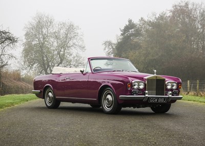 Lot 343 - 1971 Rolls-Royce  Mulliner Park Ward Convertible