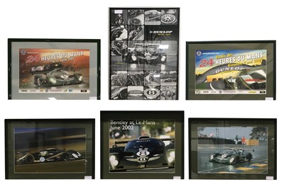 Lot 61 - 6 assorted framed Bentley related pictures assorted frame sizes