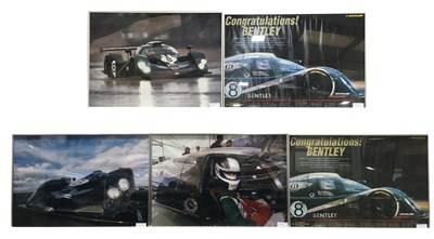 Lot 63 - A selection of framed Bentley speed 8