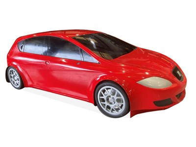 Lot 78 - Carbon fibre scale model of Seat Ibiza