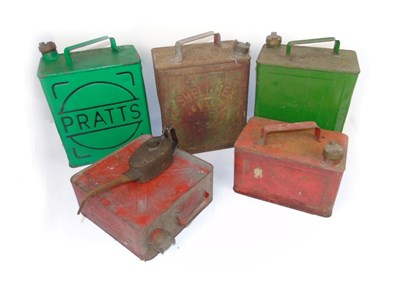 Lot 4 - A collection of eleven petrol cans