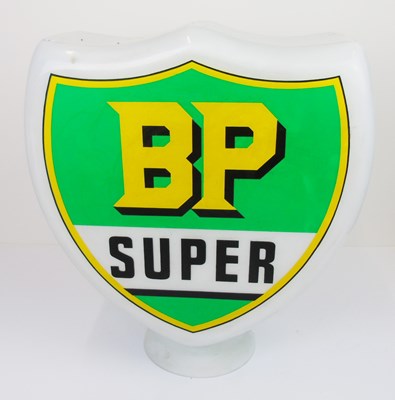 Lot 8 - A“BP SUPER” petrol globe and NATIONAL REGULAR’ petrol globe
