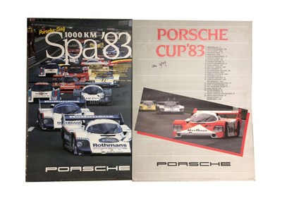 Lot 116 - Two racing calendars