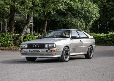 Lot 183 - 1985 Audi Quattro UR