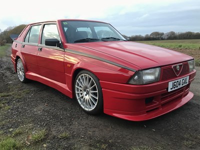 Lot 255 - 1992 Alfa Romeo  75 1.8 Turbo QV