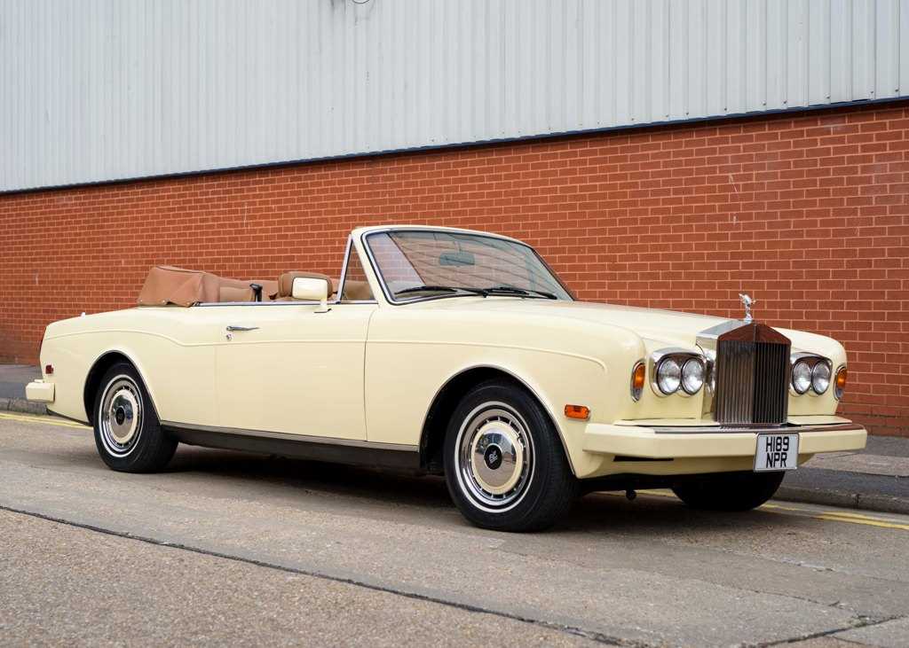 Click for high resolution Lot 231 - 1991 Rolls-Royce  Corniche III Convertible