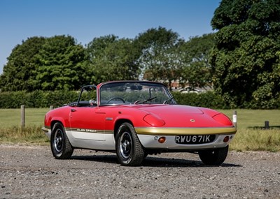 Lot 256 - 1971 Lotus  Elan Sprint Drophead Coupé