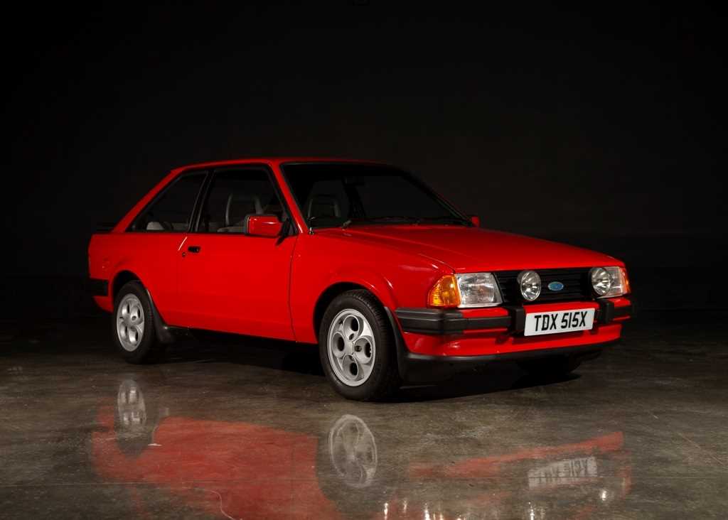 Click for high resolution Lot 110 - 1981 Ford Escort XR3