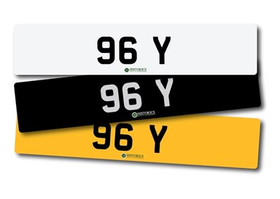 Lot 147 - Number Plate 96 Y