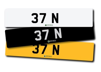 Lot 148 - Number Plate 37 N