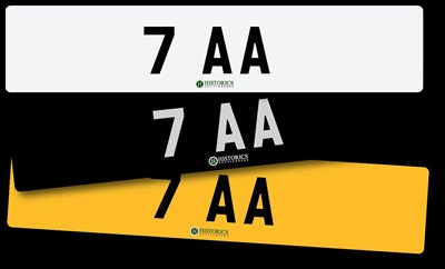 Lot 261 - Number Plate 7 AA