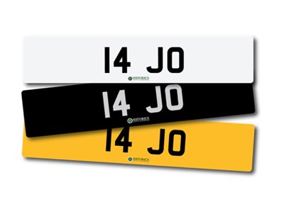 Lot 200 - Number plate 14 JO