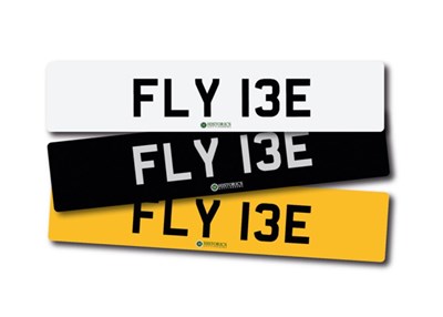 Lot 229 - Number Plate FLY 13E