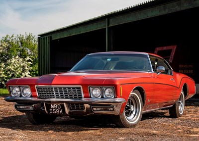 Lot 171 - 1972 Buick Riviera 'Boattail' Coupé (Generation Three)