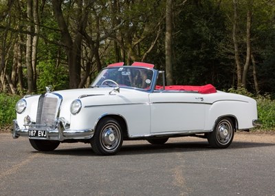 Lot 187 - 1957 Mercedes-Benz  220 S Cabriolet