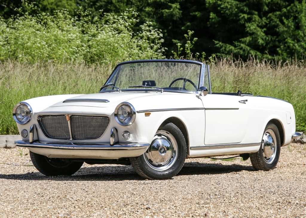 Lot 165 - 1962 Fiat 1200 Cabriolet by Pininfarina