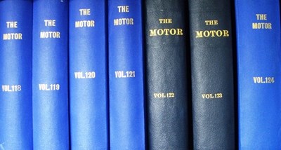 Lot 13 - Severn bound volumes of The Motor