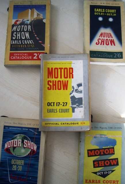 Click for high resolution Lot 18 - Five early Motor Show Reviews
