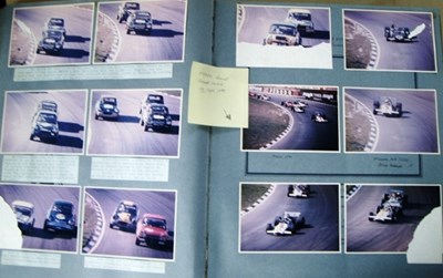 Lot 19 - A photo album of Motor racing